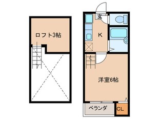 サントピア別府Ⅱの物件間取画像